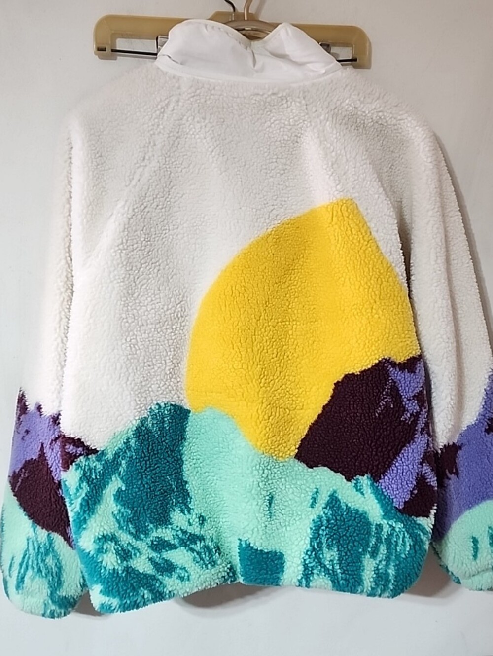 Free People Movement Printed Fleece Jacket. Oversized Large - Picture 7 of 10